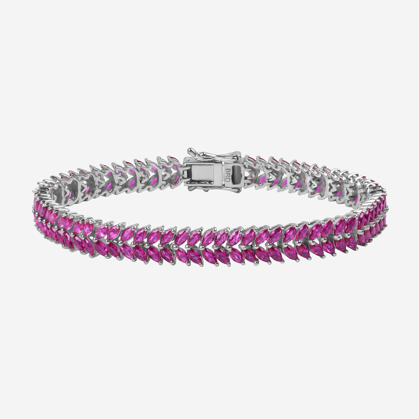 Pink CZ Marquise Vine Bracelet For Women