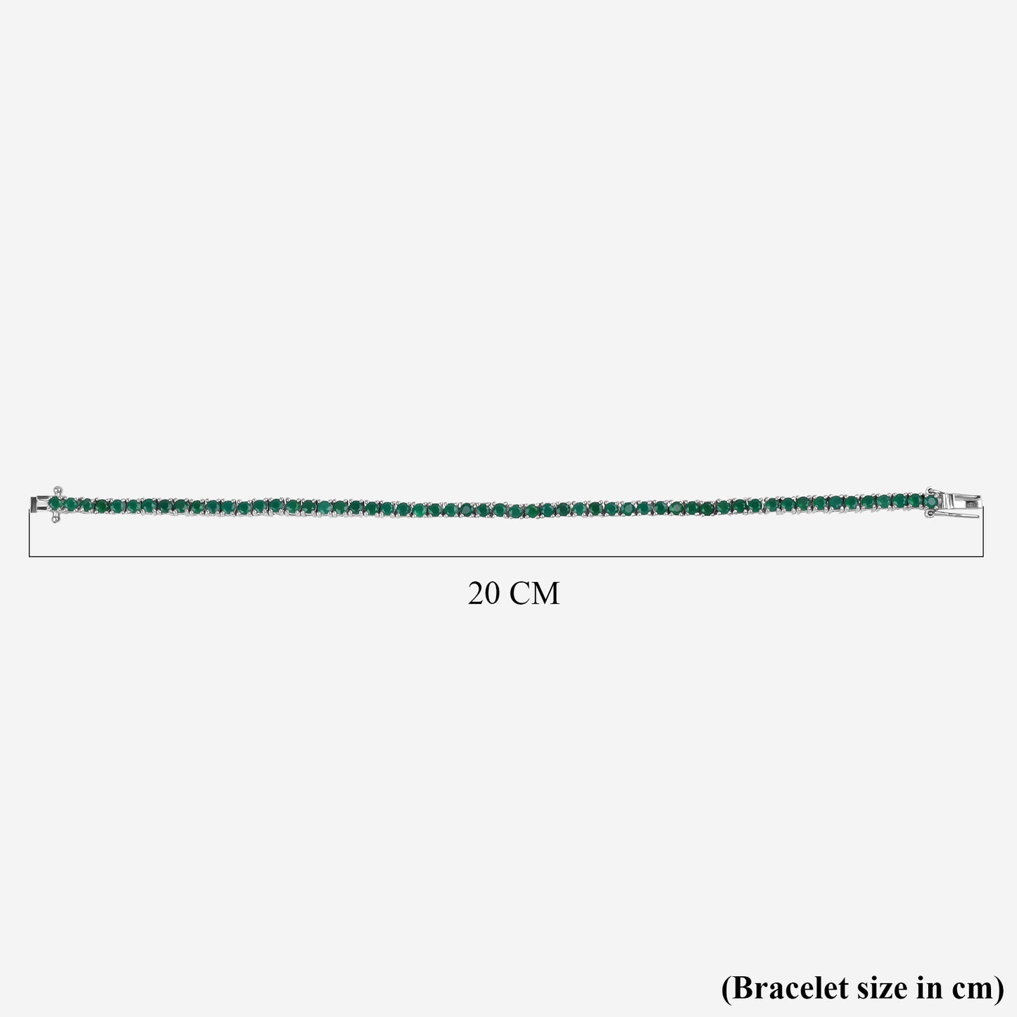 Green Onyx Tennis Bracelet