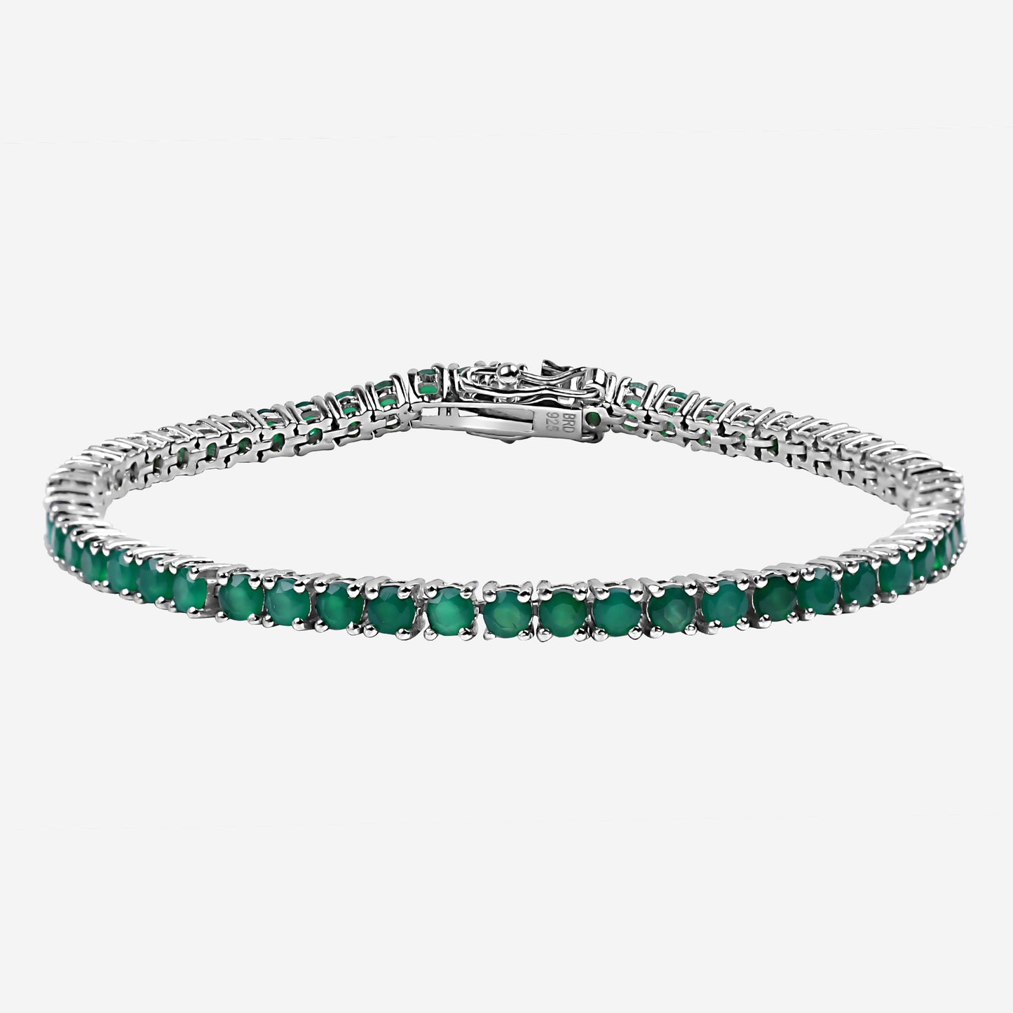 Green Onyx Tennis Bracelet
