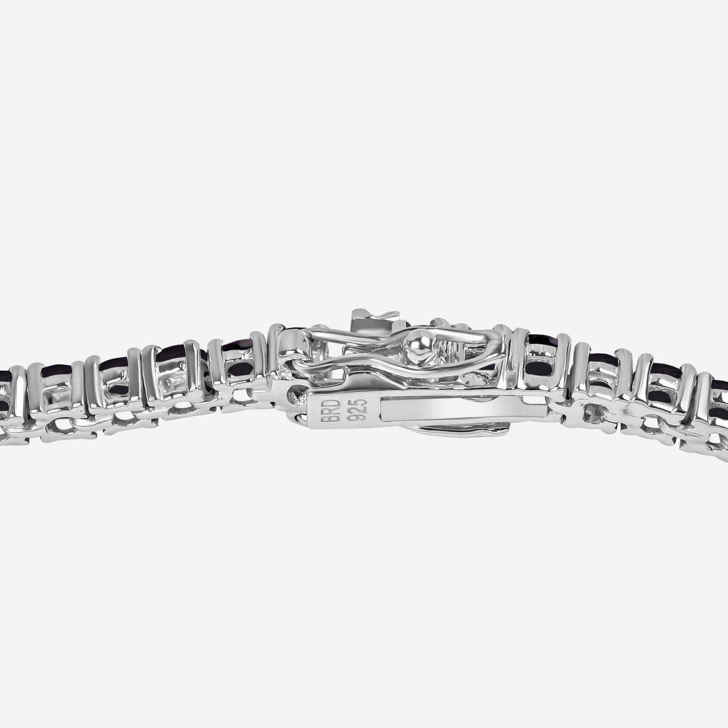 Tennisarmband aus schwarzem Onyx