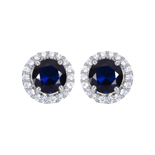 Round Stud Earrings