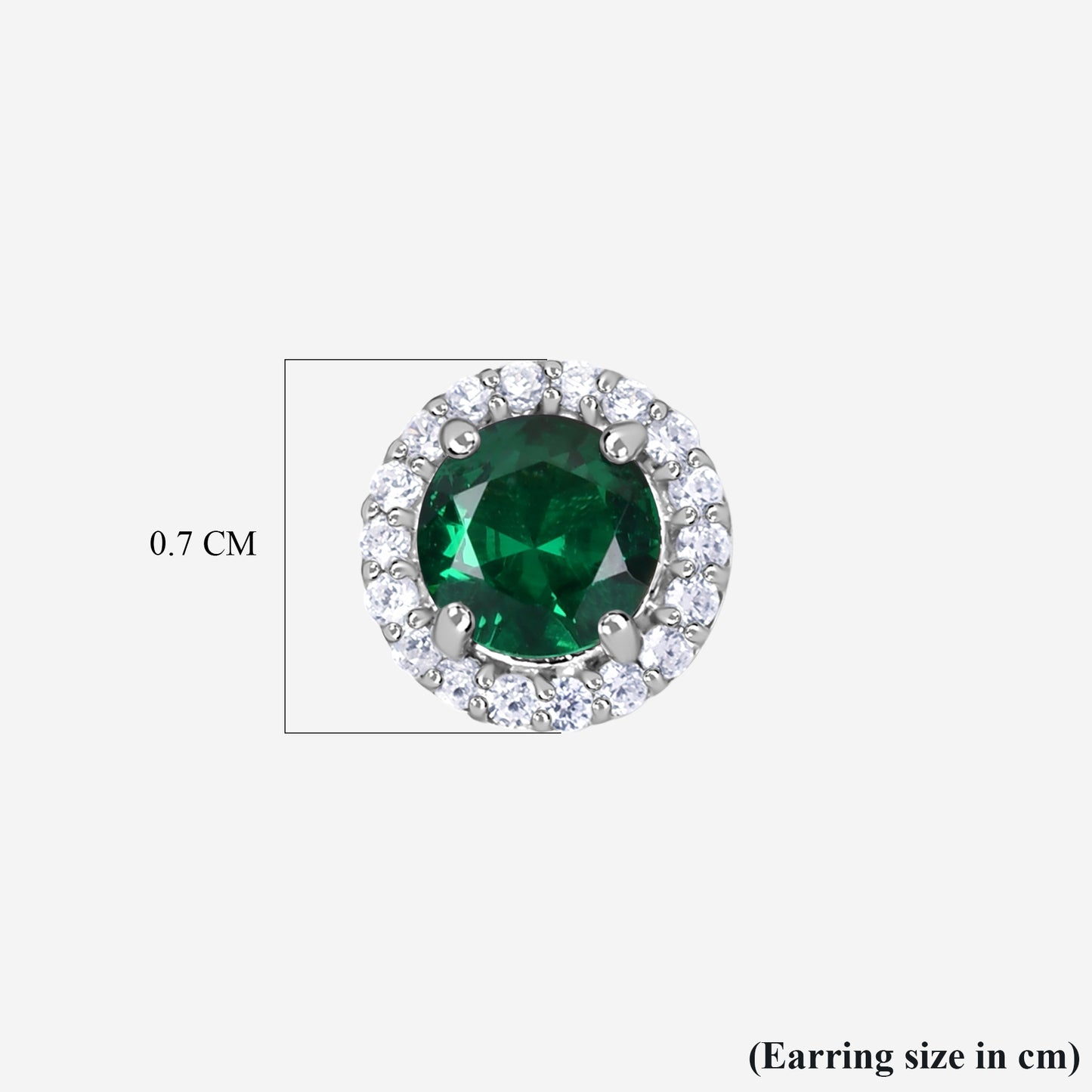 Round Stud Earrings