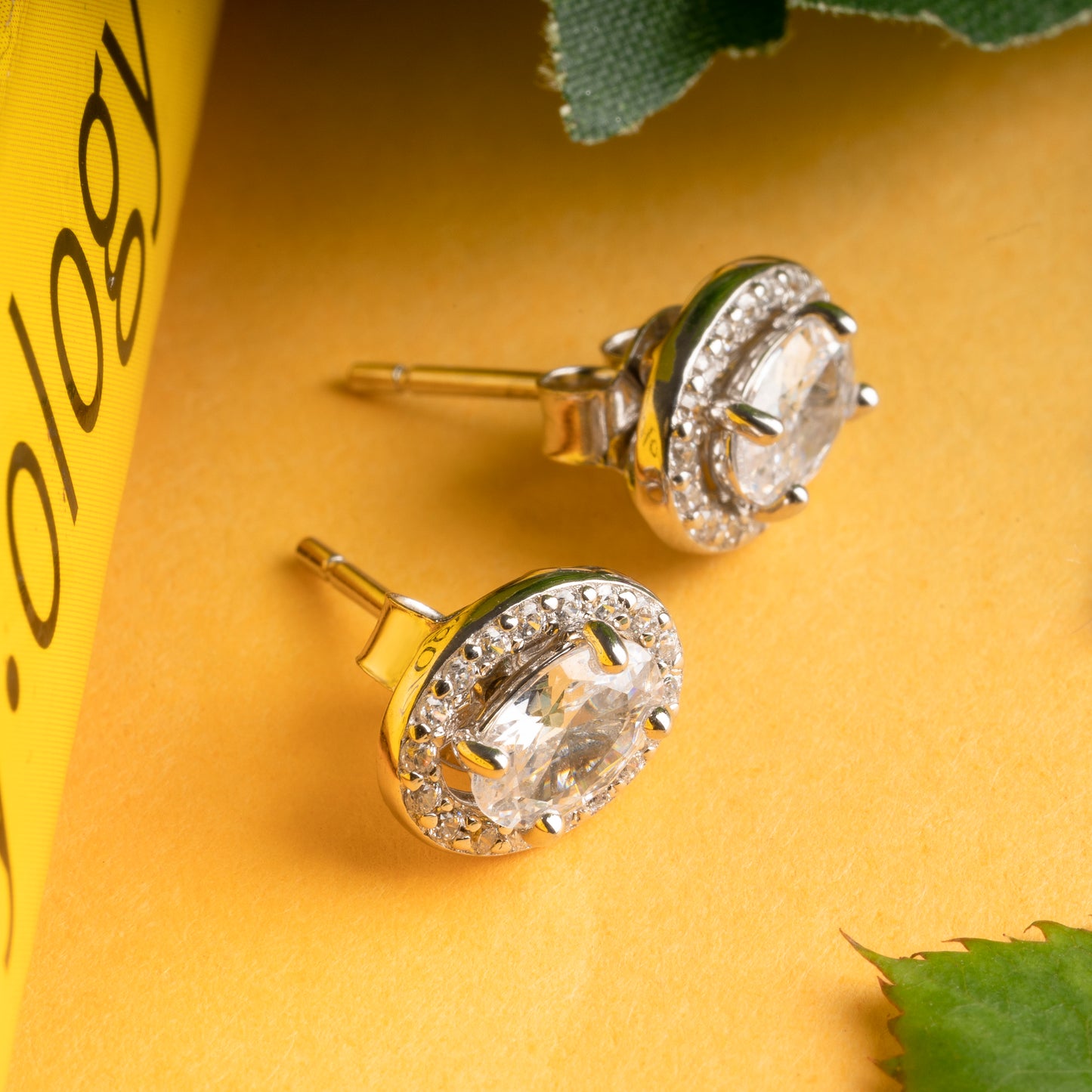 Classic Oval Stud Earrings