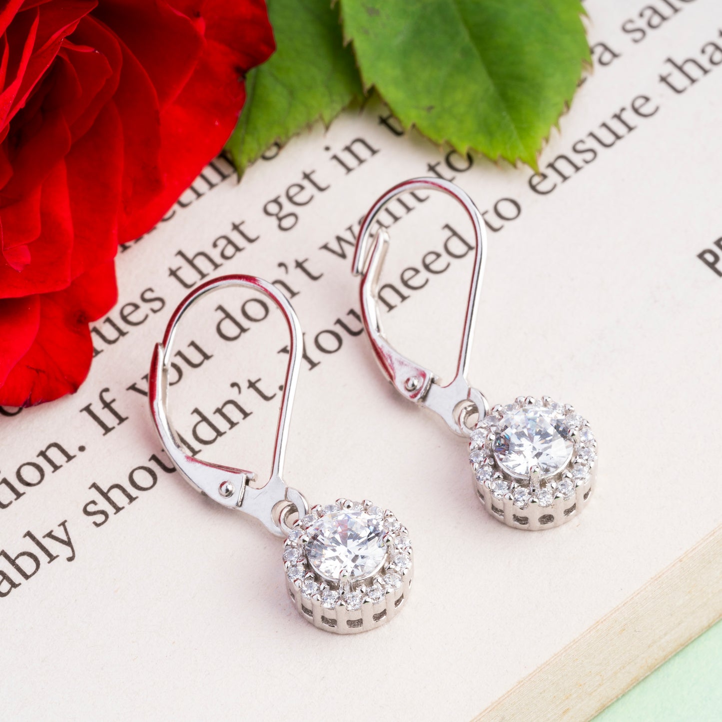 Silver Drop Earrings