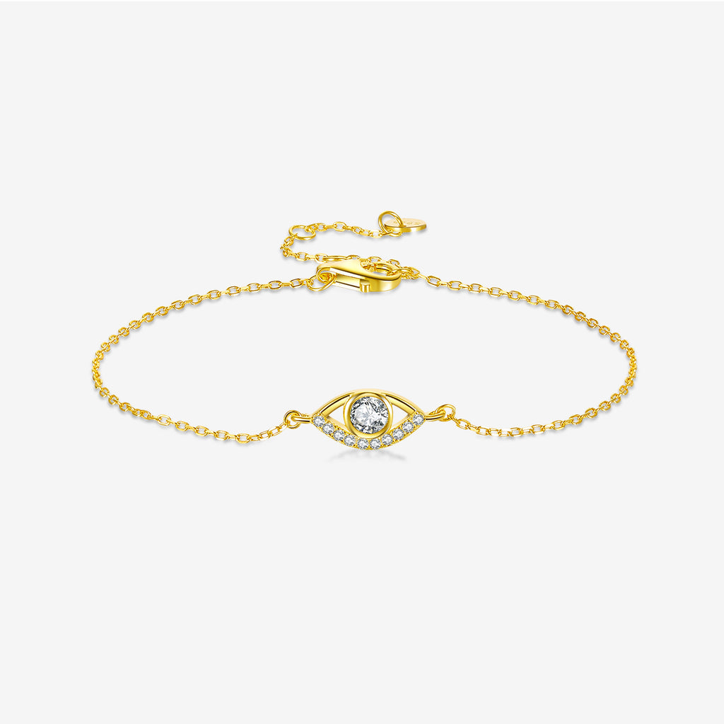 Evil Eye Silver Bracelet