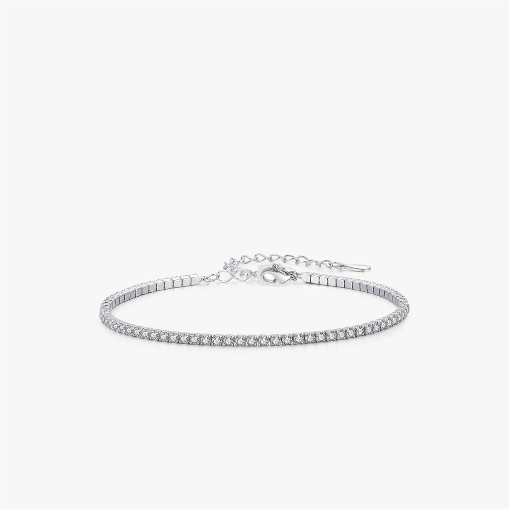 Minimalist Tennis CZ Bracelet