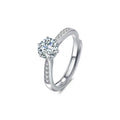 Sparkling Round Cut Statement Ring