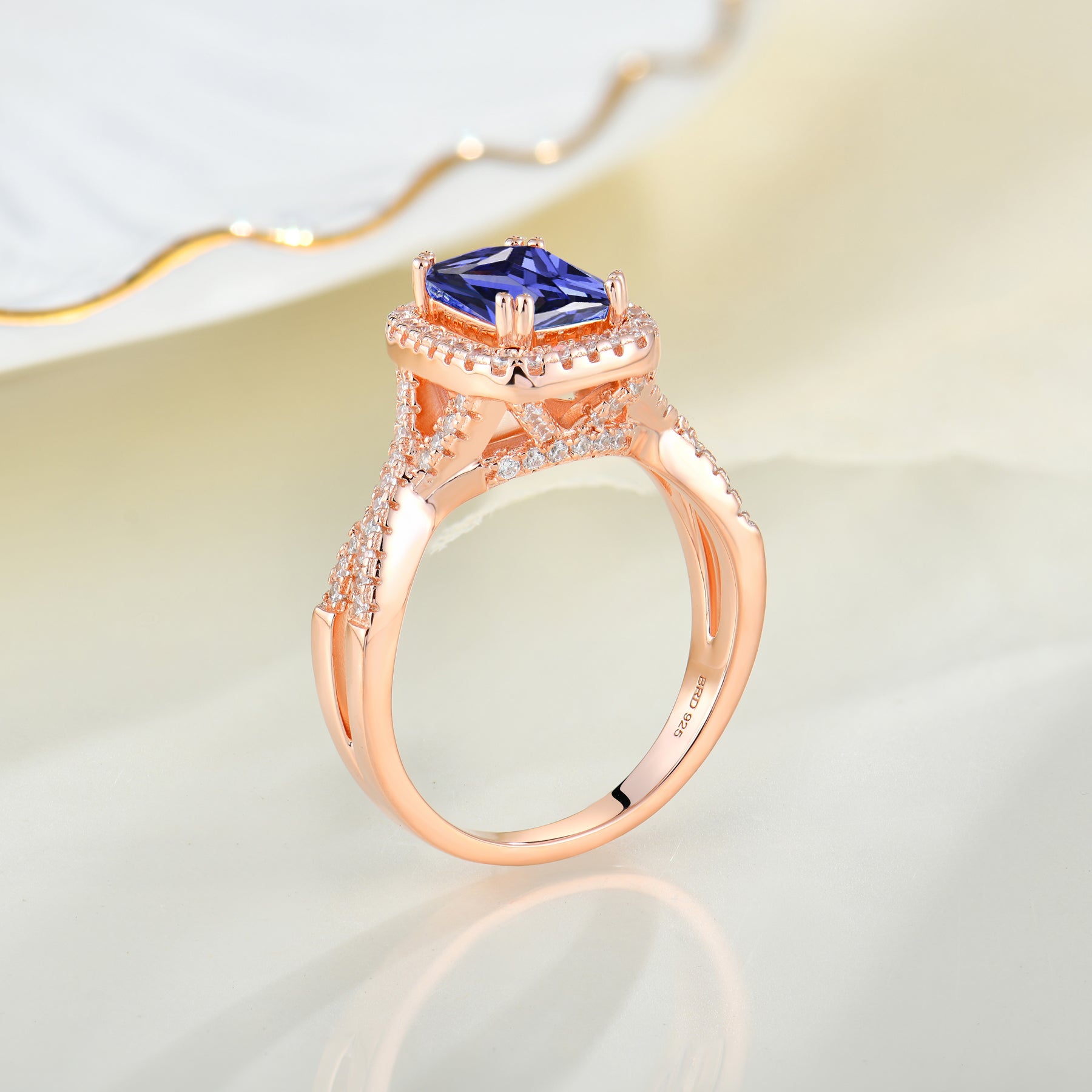 Limited Edition Rose Gold Tanzanite Ring – brd jewelry
