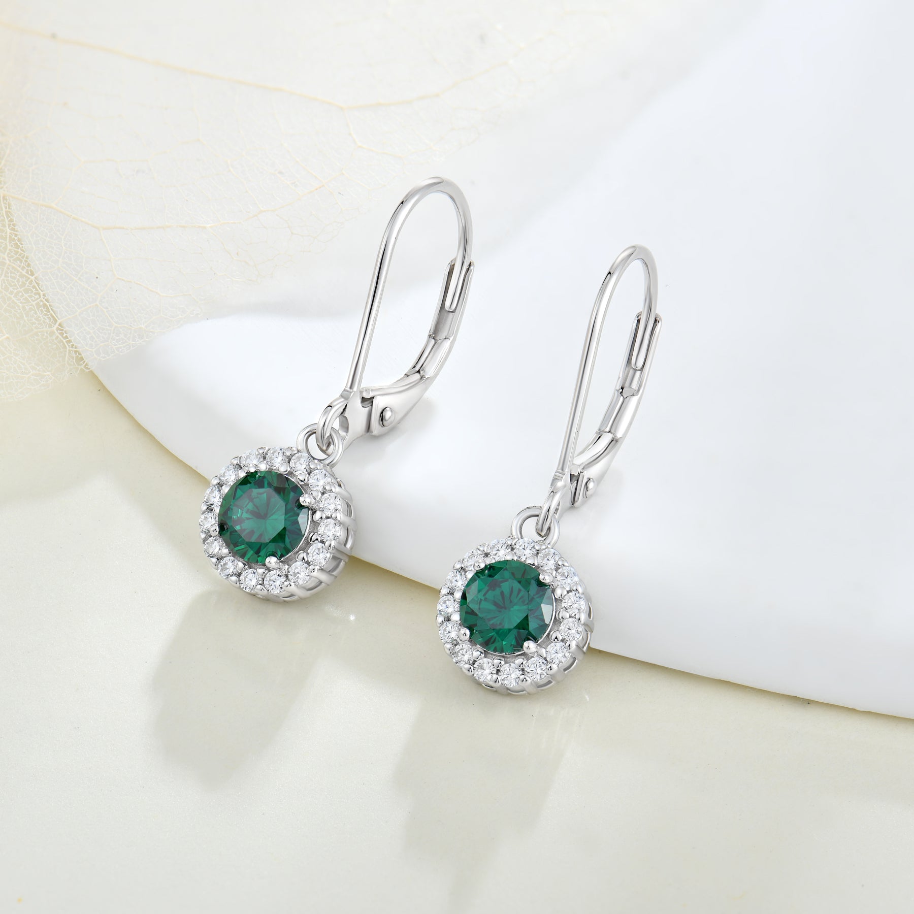 Zeva Jewels Emerald Green Quartz Gold Plated Bezel Setting Drop Earrings at  Rs 200/pair | Gemstone Earring in Jaipur | ID: 23869466088