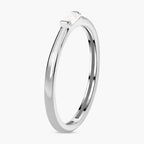 Baguette Cut Moissanite Diamond Ring