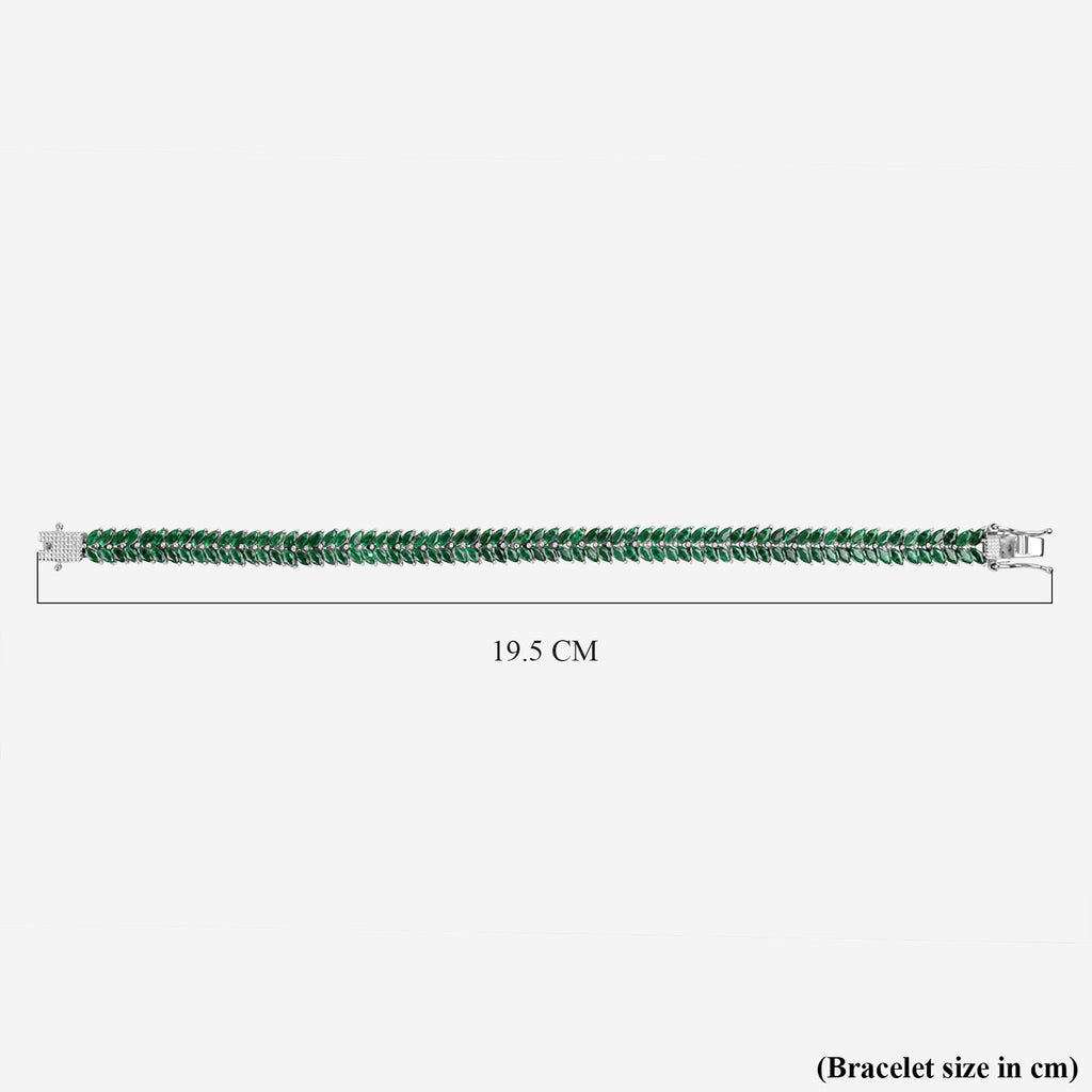Grünes CZ Marquise Vine Armband für Frauen