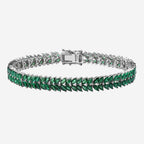 Grünes CZ Marquise Vine Armband für Frauen