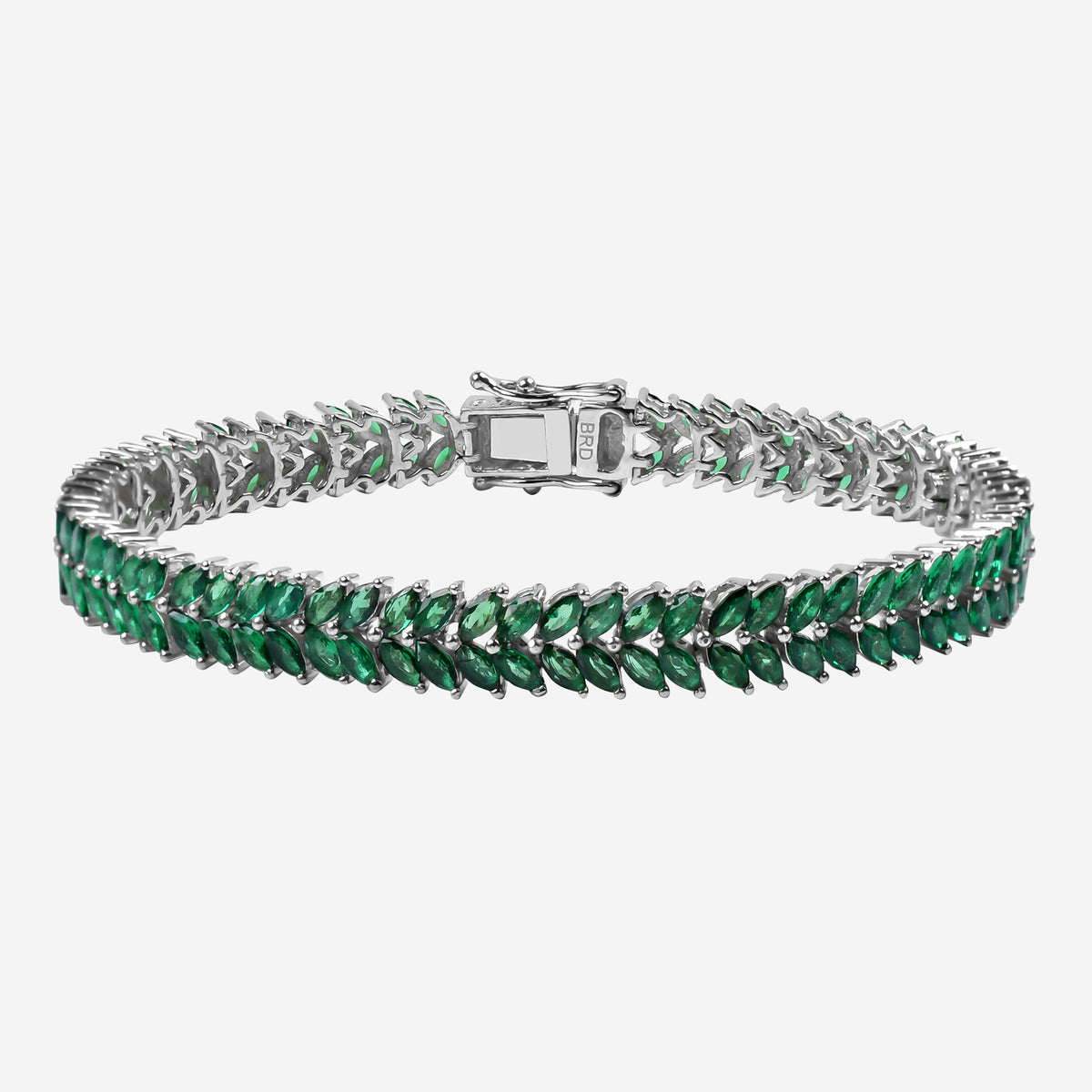Grünes CZ Marquise Vine Armband für Frauen