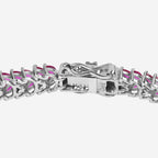 Rosa CZ Marquise Vine Armband für Damen