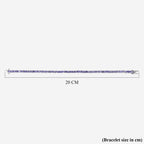 Tansanit-Tennis-Armband
