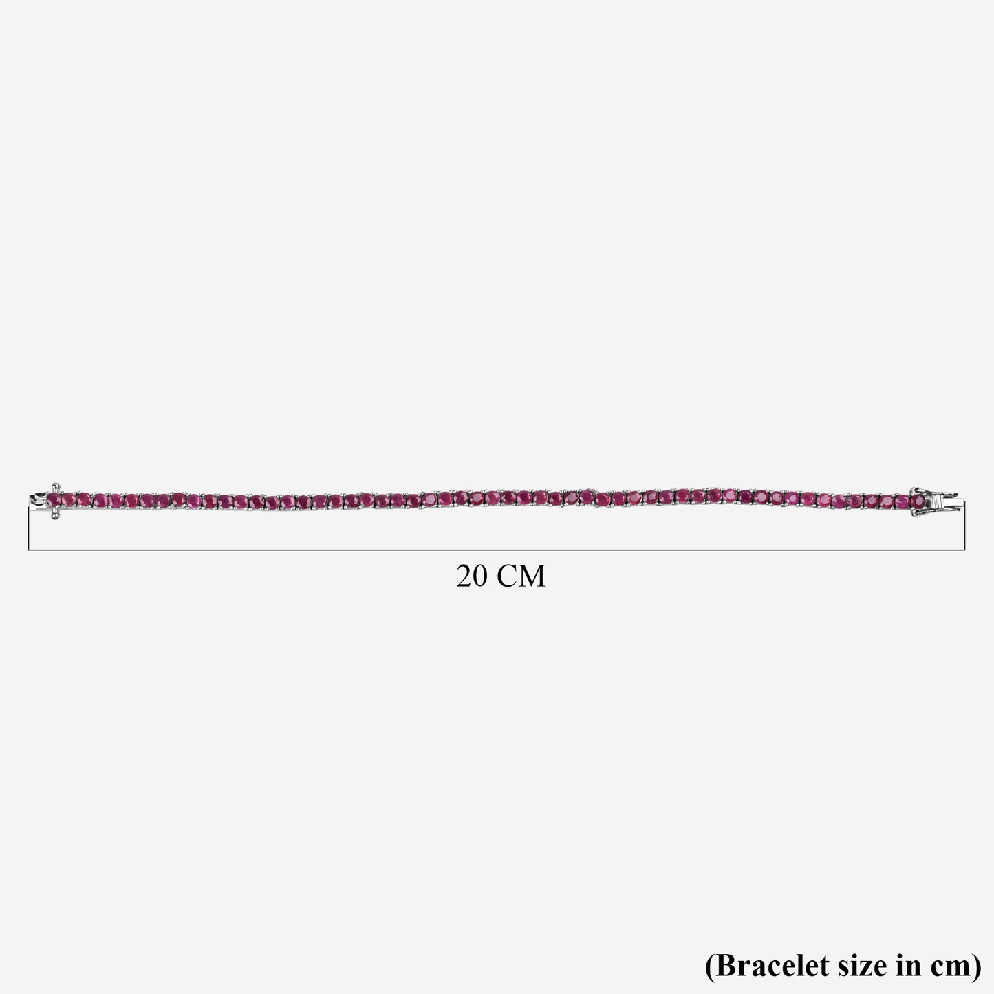 Ruby Tennis Bracelet