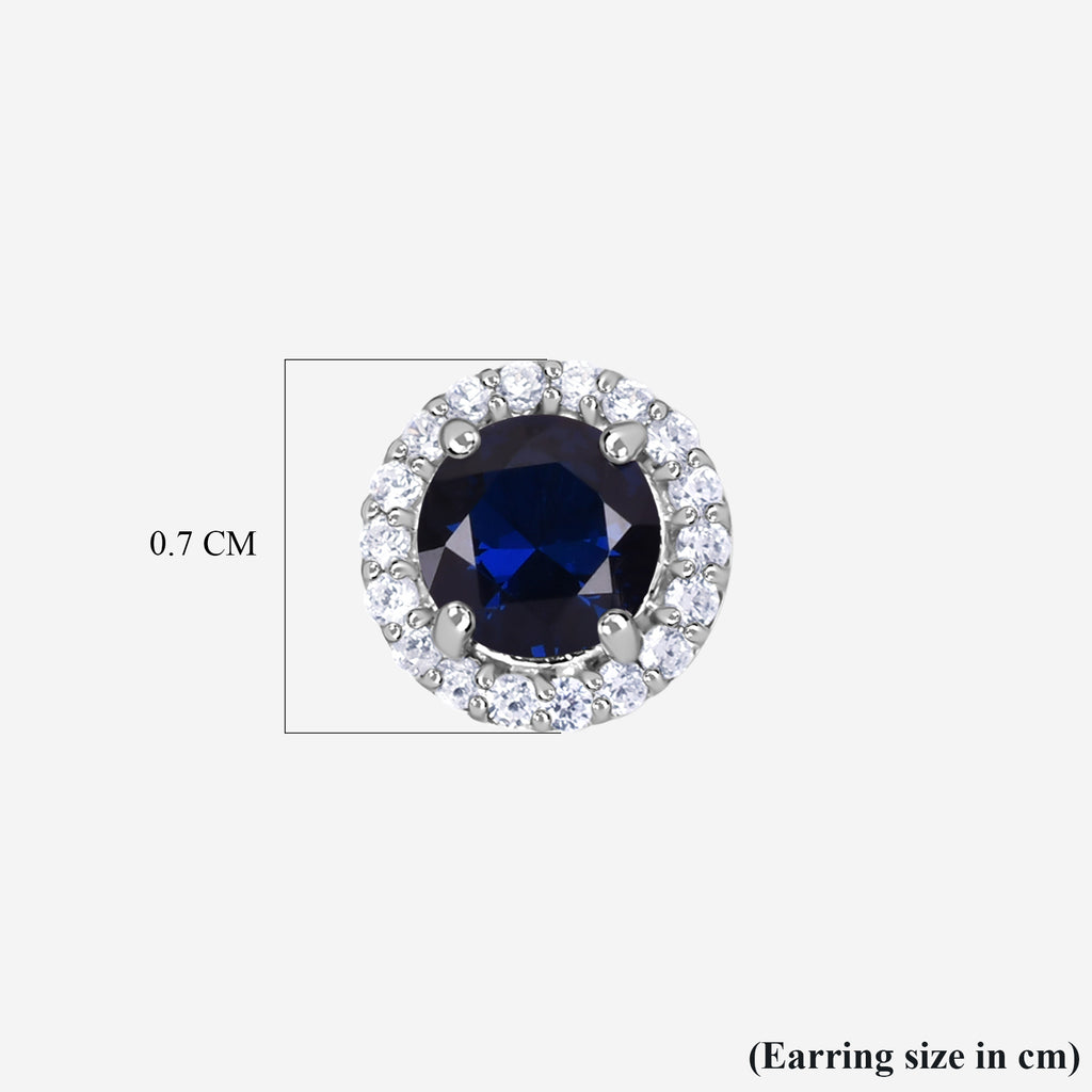 Round Stud Earrings