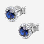 Round Stud Earrings