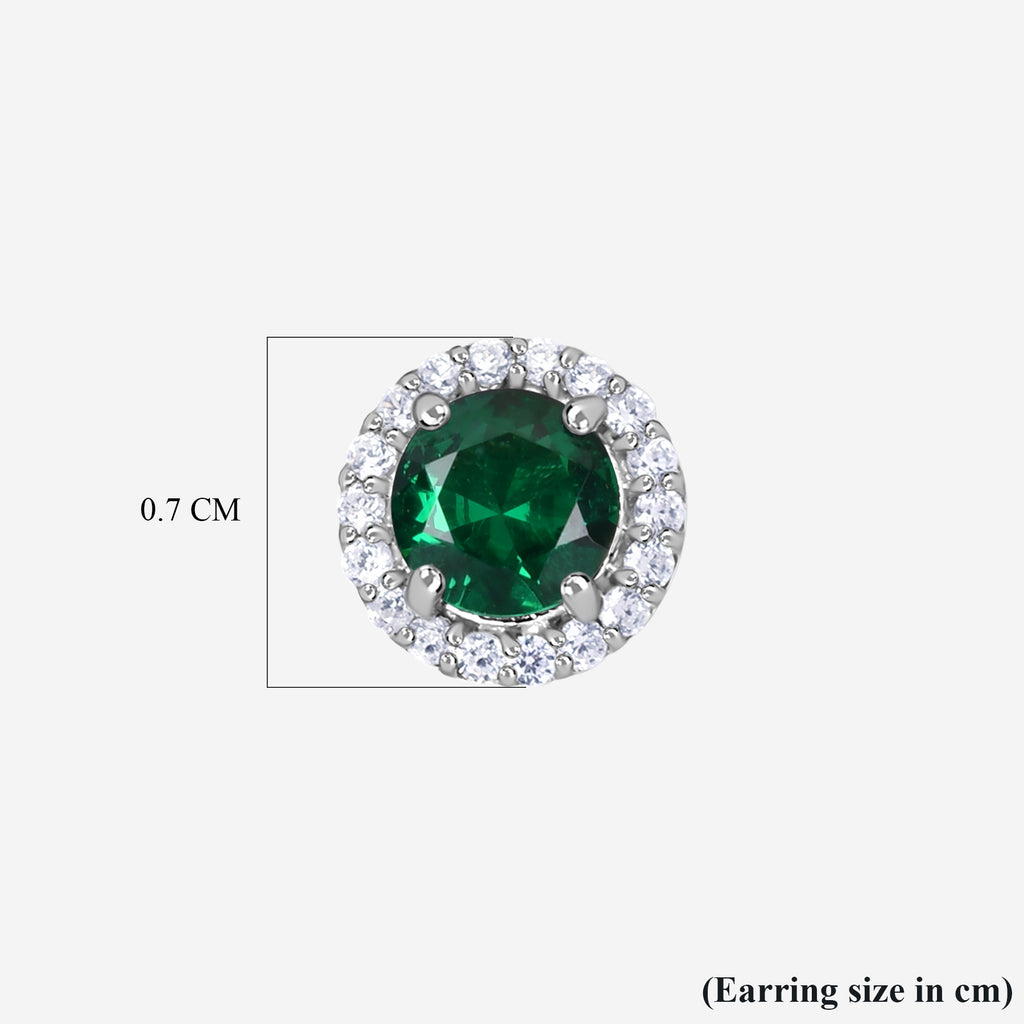 Round Stud Earrings
