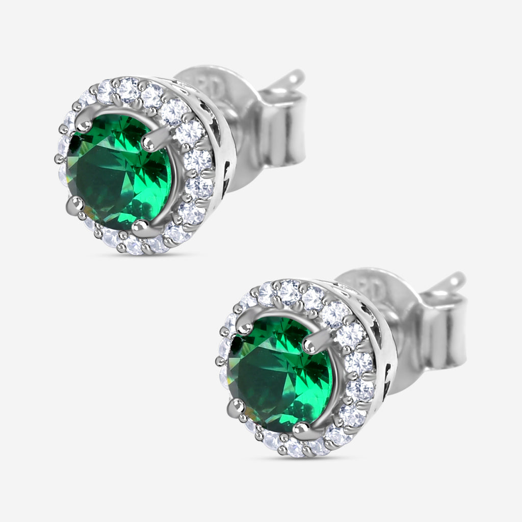 Round Stud Earrings