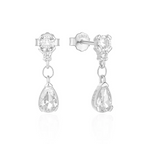 Pear Drop CZ Earrings