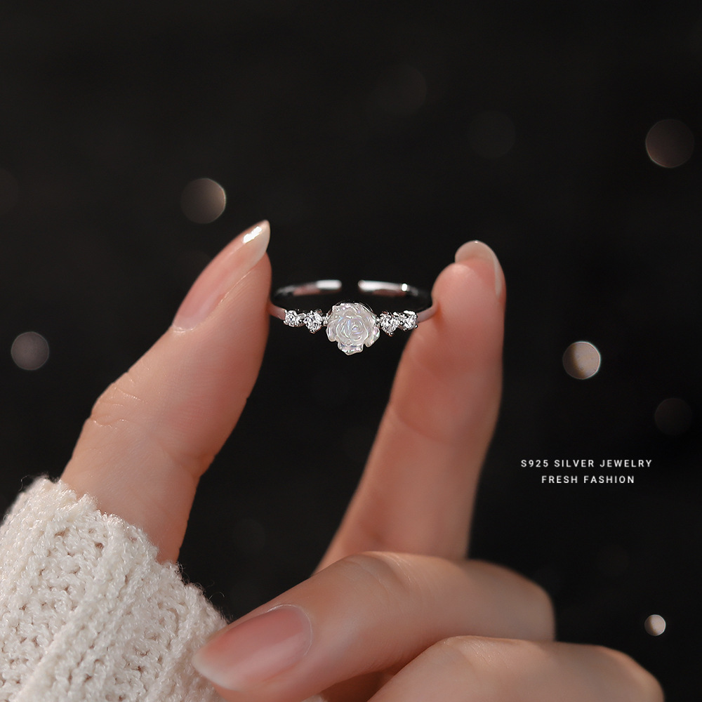 Opalescent Rose Ring