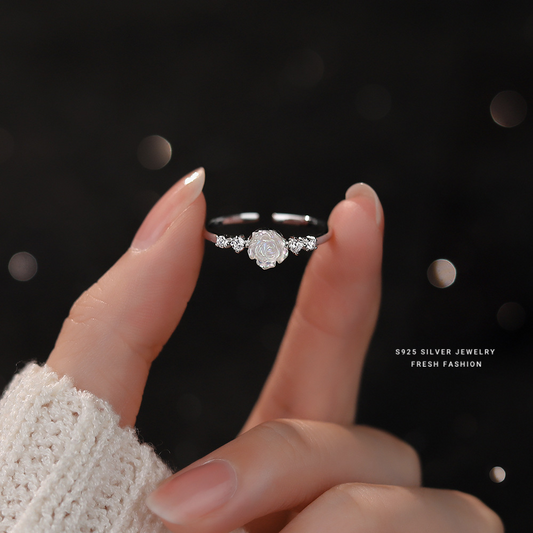 Opalescent Rose Ring