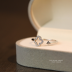 Sterling Silver Clover Ring