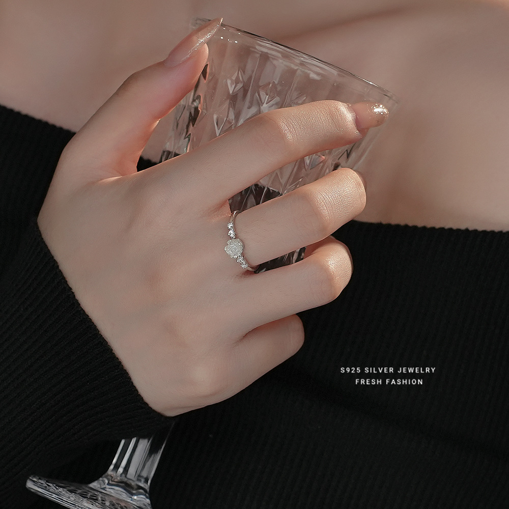 Opalescent Rose Ring