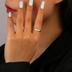 Gold Plated Star CZ Silver Ring