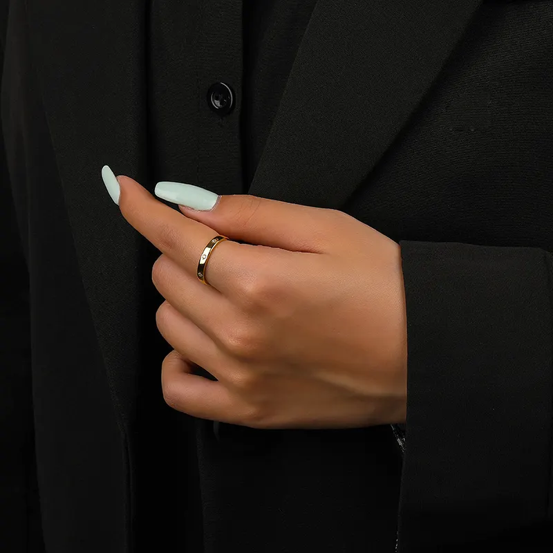 Gold Plated Star CZ Silver Ring