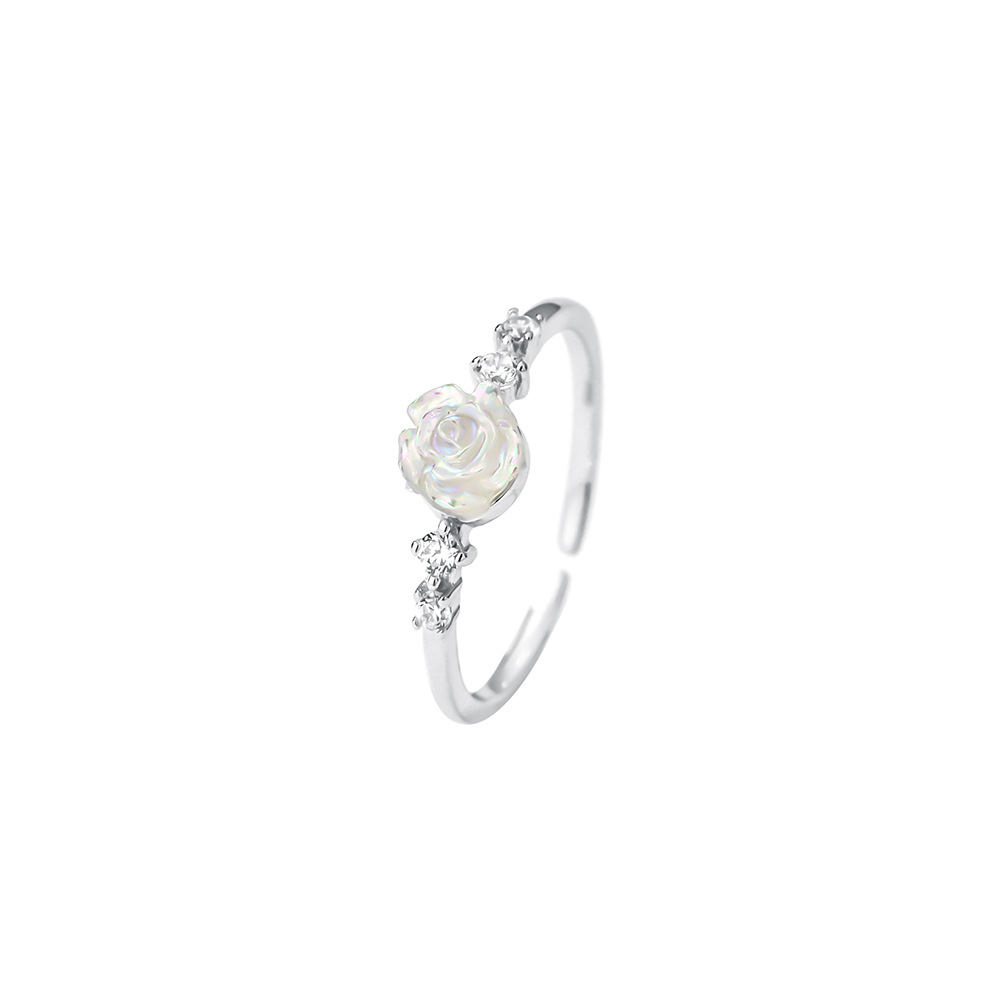 Opalescent Rose Ring