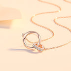 Rose Gold Plated Minimalist Heart Necklace