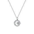 Crescent Moon Pendant Necklace