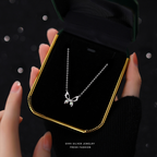 Radiant Diamond Butterfly Necklace