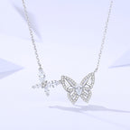 Double Butterfly Necklace