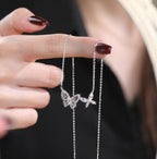 Double Butterfly Necklace