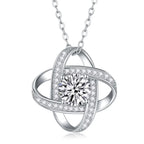 Celestial Orbit Silver Necklace
