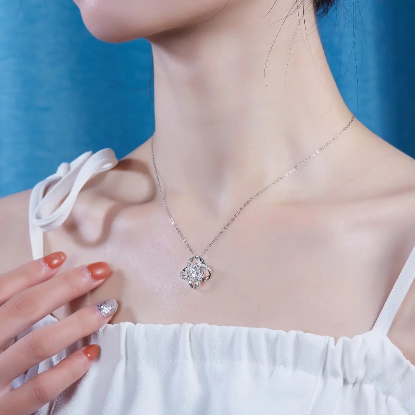 925 sterling silver Celestial Orbit Necklace