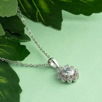 Floral Pendant With Chain