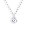 Floral Pendant With Chain