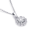 Floral Pendant With Chain