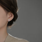 Cute Bow crystal Dangle Earrings