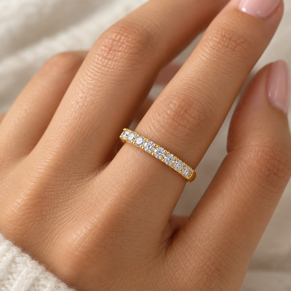 Golden Grace Eternity Band