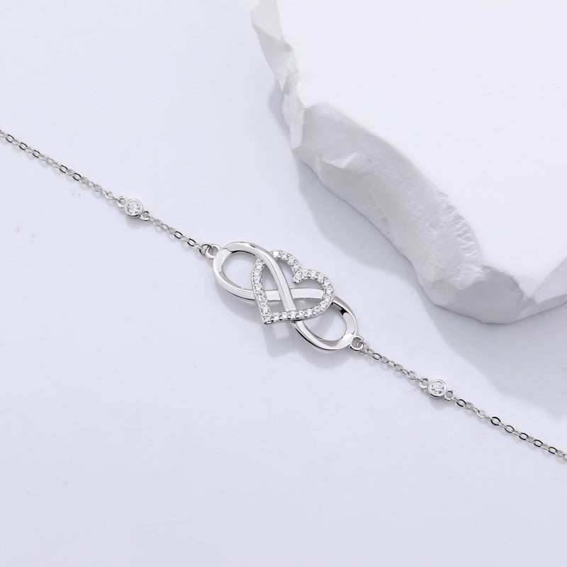 Infinity-Herz-Armband