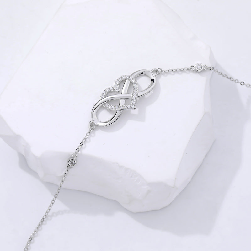 Infinity-Herz-Armband