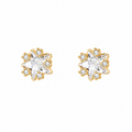 Starburst Gold-Tone Stud Earrings