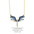 Gold Plated Angel Silver Necklace