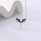 Gold Plated Angel Silver Necklace