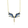 Gold Plated Angel Silver Necklace